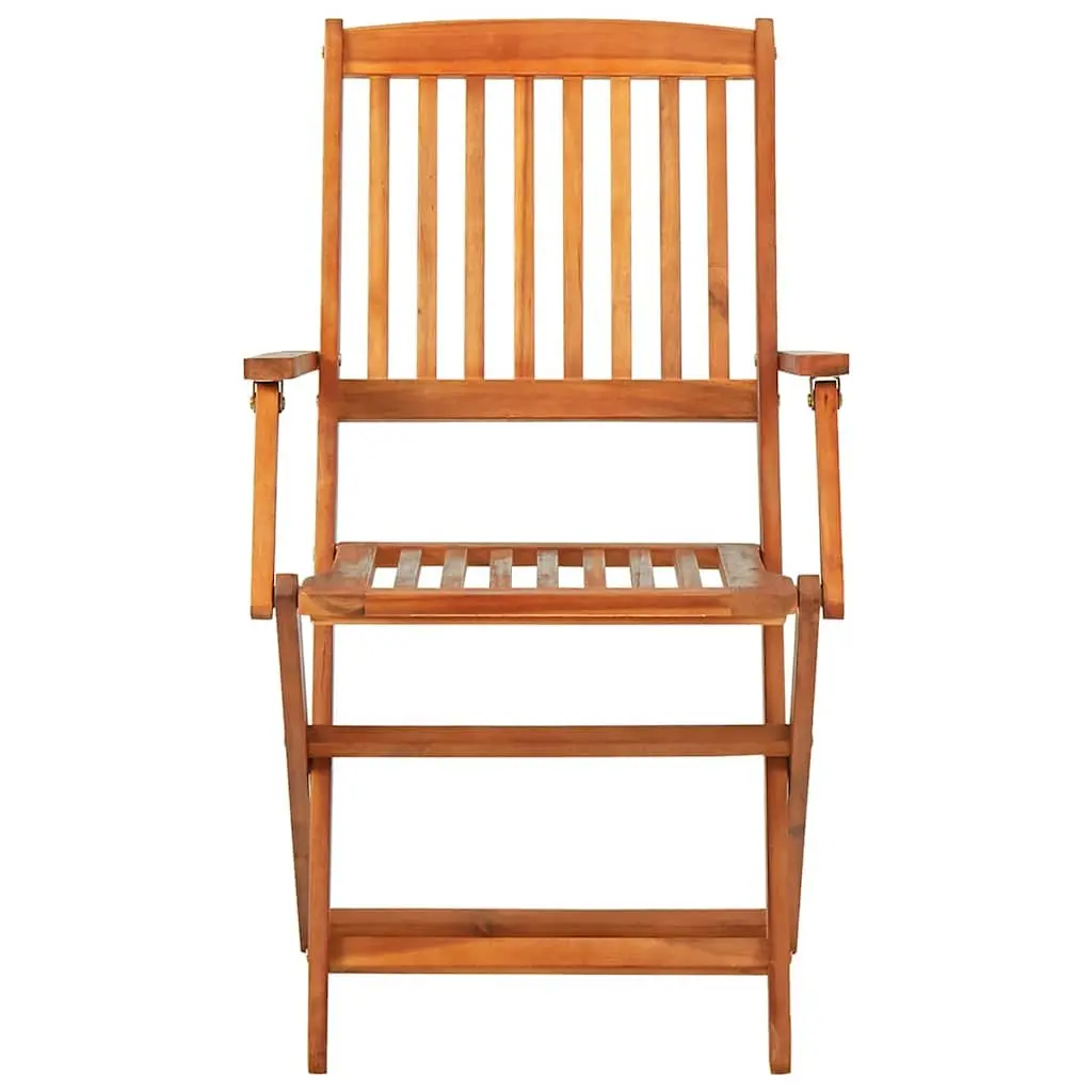 Garden Dining Set 9 Piece Outdoor Patio Table Chairs Brown Wood Furniture