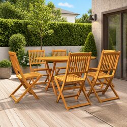 Versatile 7 Piece Garden Dining Set for Outdoor Use