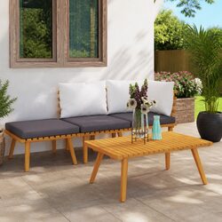 Where This 4-Piece Garden Lounge Set Fits Perfectly