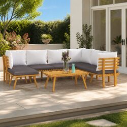 Versatile 8 Piece Garden Lounge Set for Outdoor Living