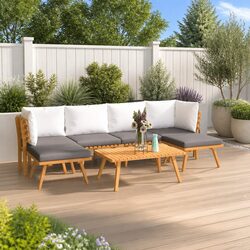 Practical 7 Piece Lounge Set for Outdoor Relaxation