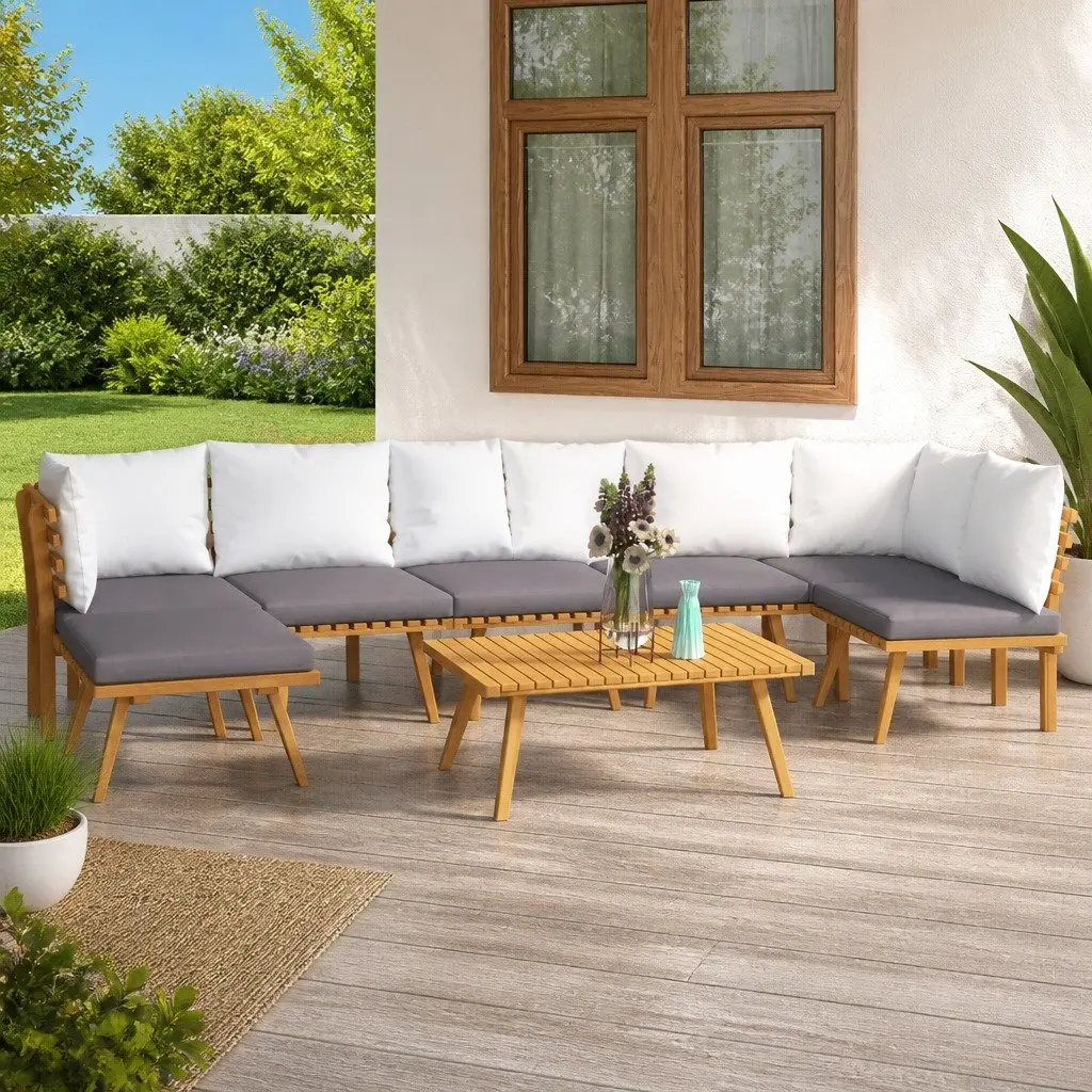 8 Piece Garden Lounge Set for Relaxation