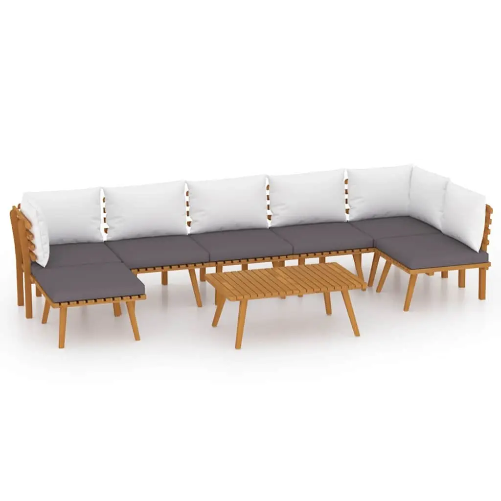8 Piece Garden Lounge Set for Relaxation