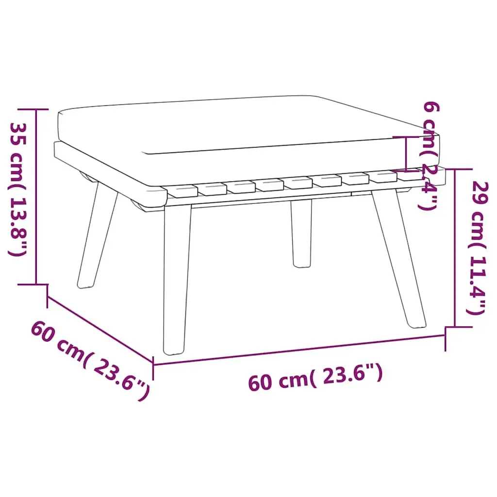 8 Piece Garden Lounge Set for Relaxation