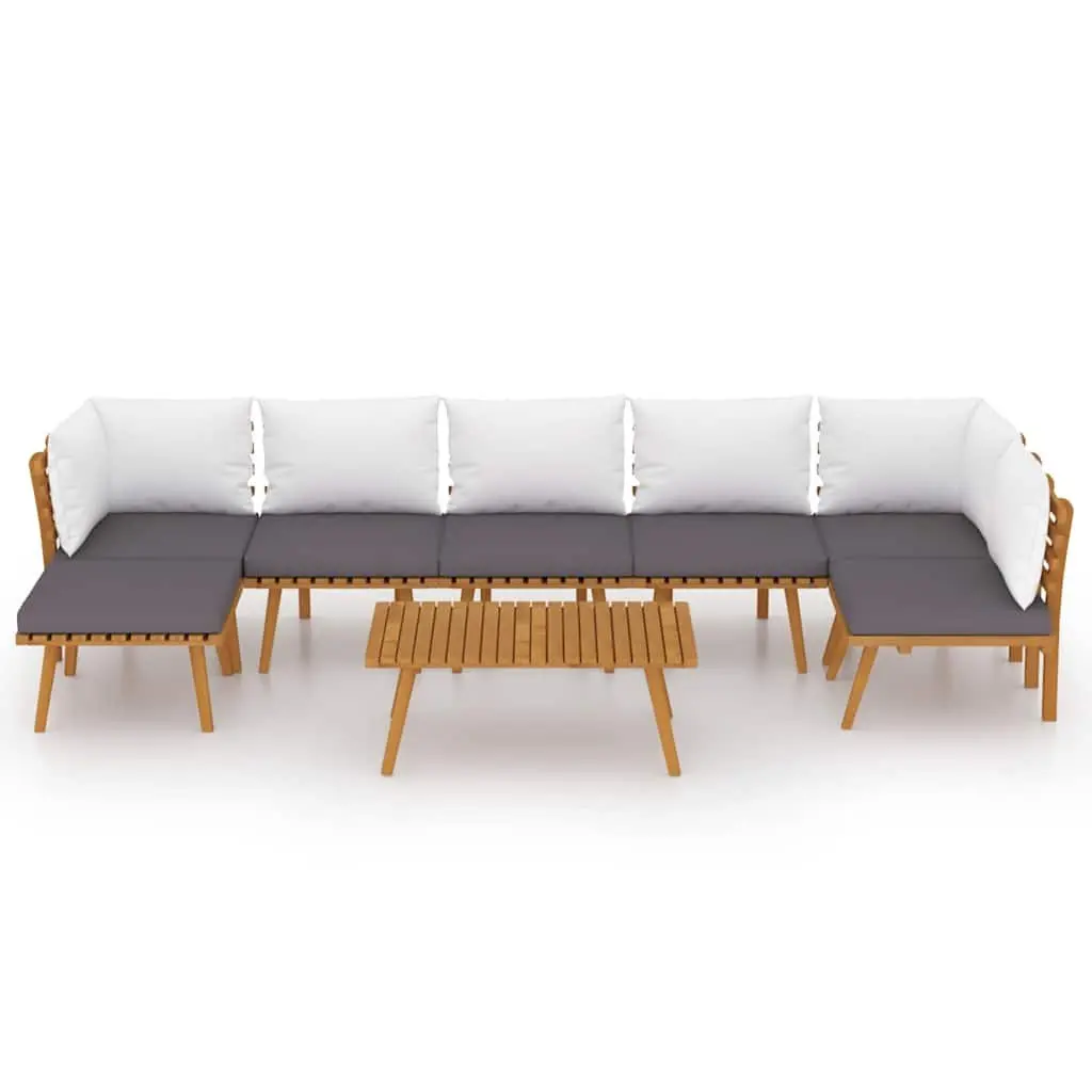 8 Piece Garden Lounge Set for Relaxation
