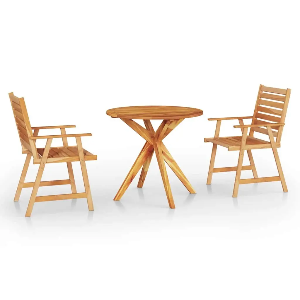 3-Piece Garden Dining Set for Outdoor Spaces