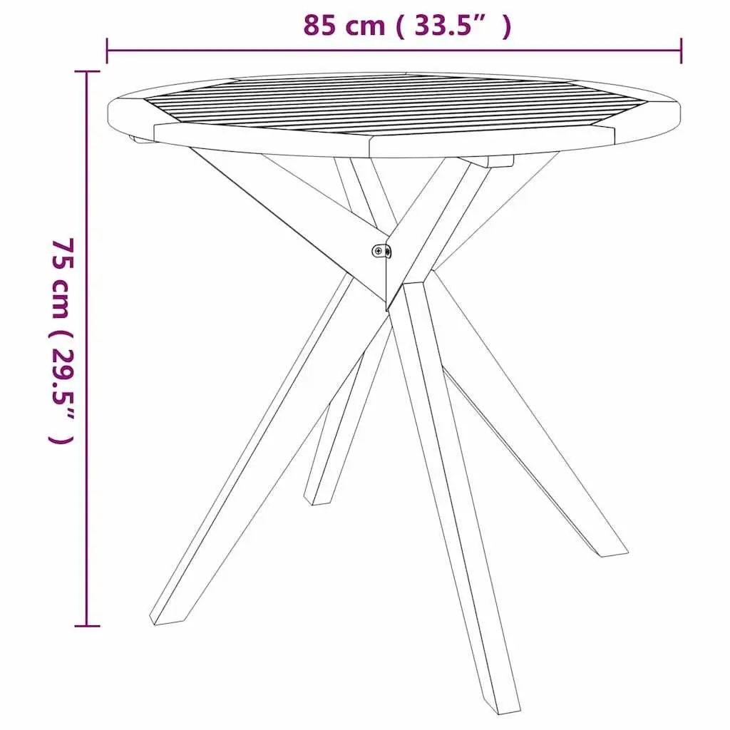 3-Piece Garden Dining Set for Outdoor Spaces
