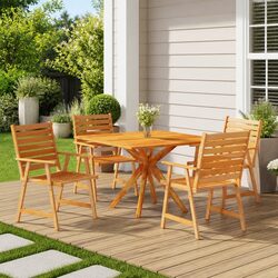 Practical 5 Piece Outdoor Dining Set for Your Patio
