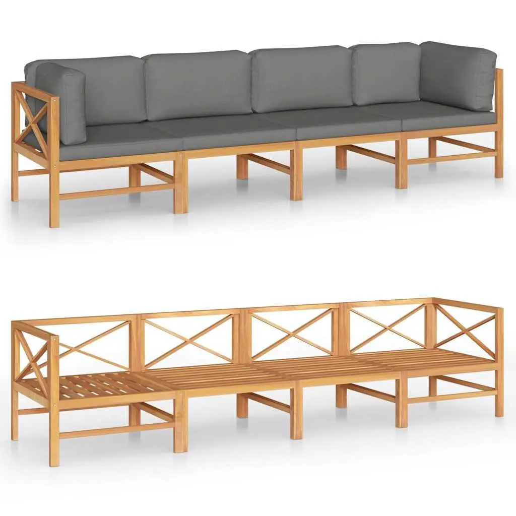 4-Seater Sofa for Gardens and Patios