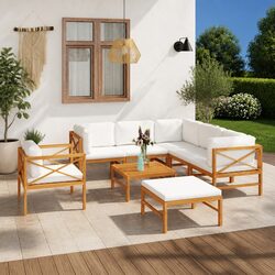 Versatile 8-Piece Garden Lounge Set for Any Outdoor Space