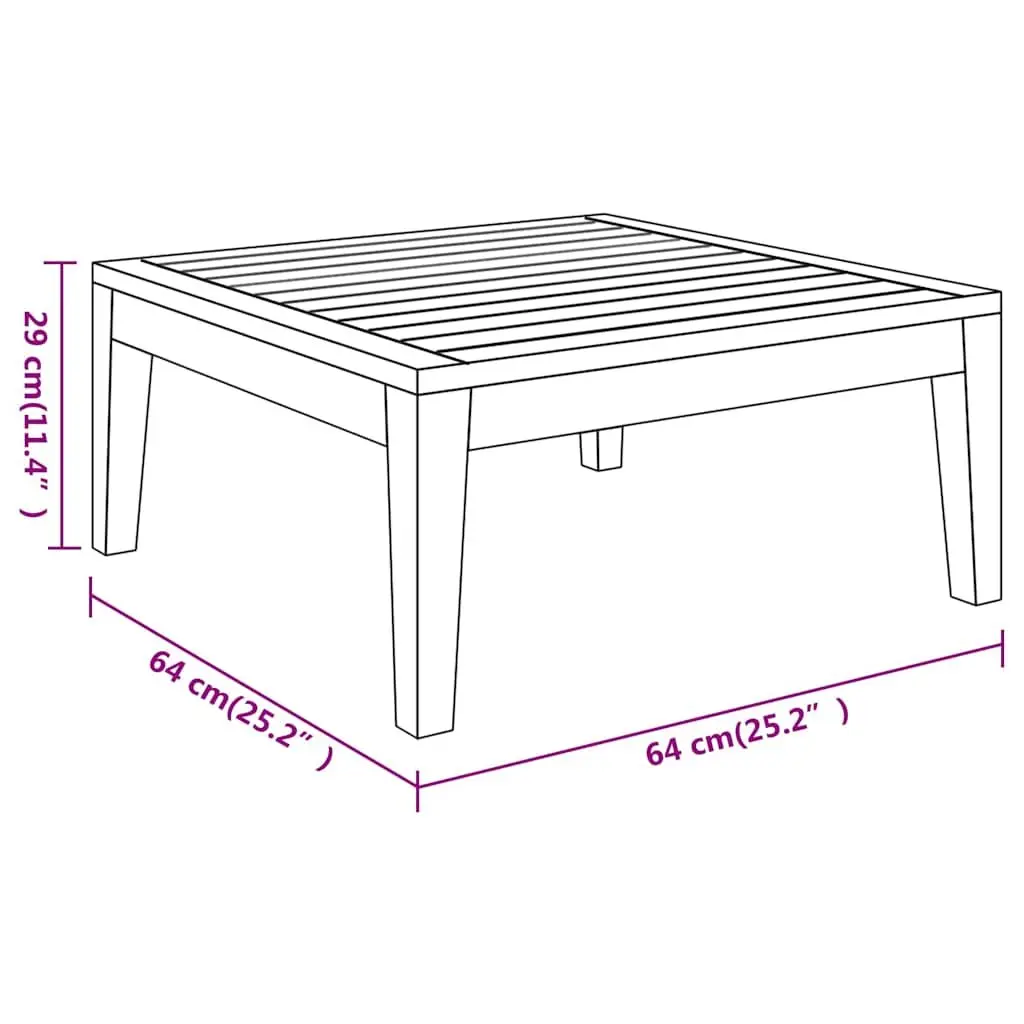 Garden Lounge Set 3 Piece Outdoor Furniture Acacia Wood with Grey Cushions Patio