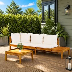 Functional Garden Lounge Set for Everyday Use