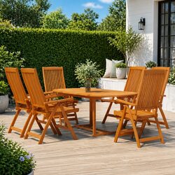 Practical 7-Piece Garden Dining Set for Every Occasion