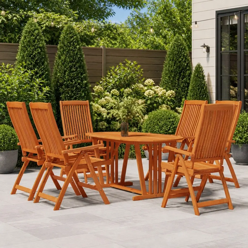 7-Piece Dining Set for Outdoor Gatherings