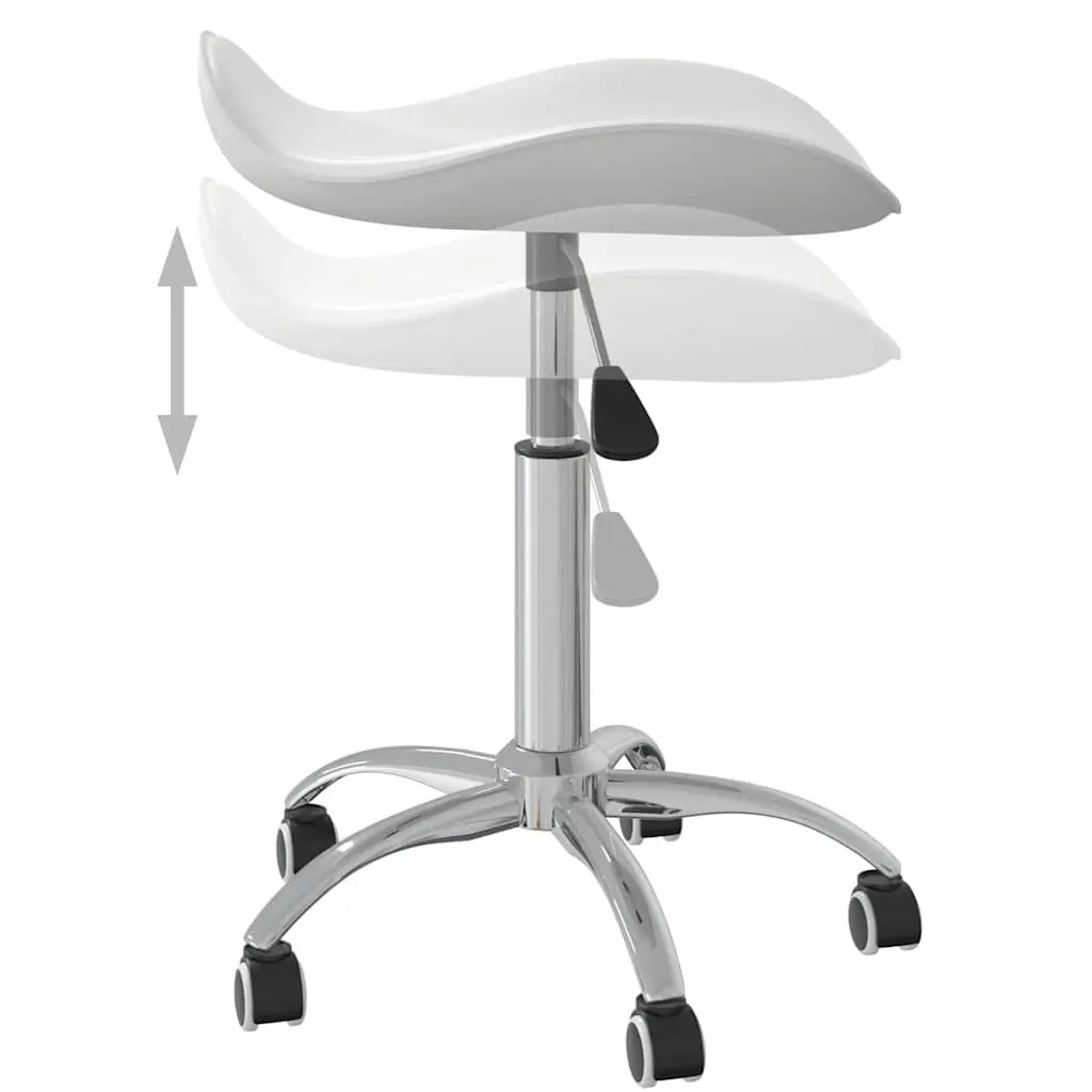 White Swivel Dining Chair for Home Use