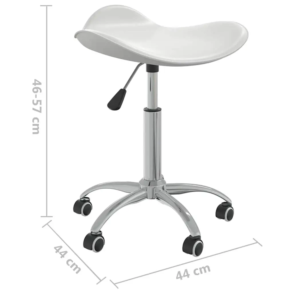 White Swivel Dining Chair for Home Use
