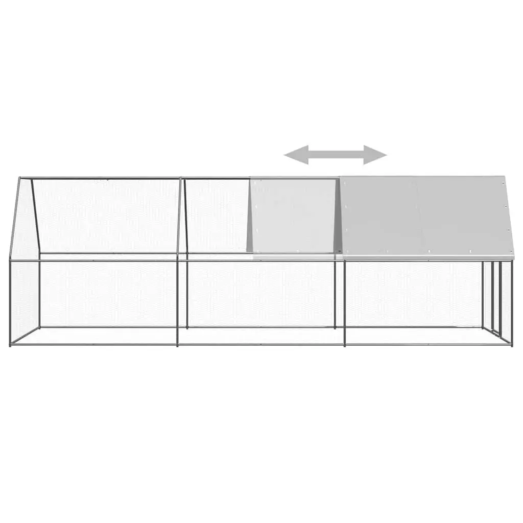 2x6x2m Outdoor Chicken Cage for Home Use