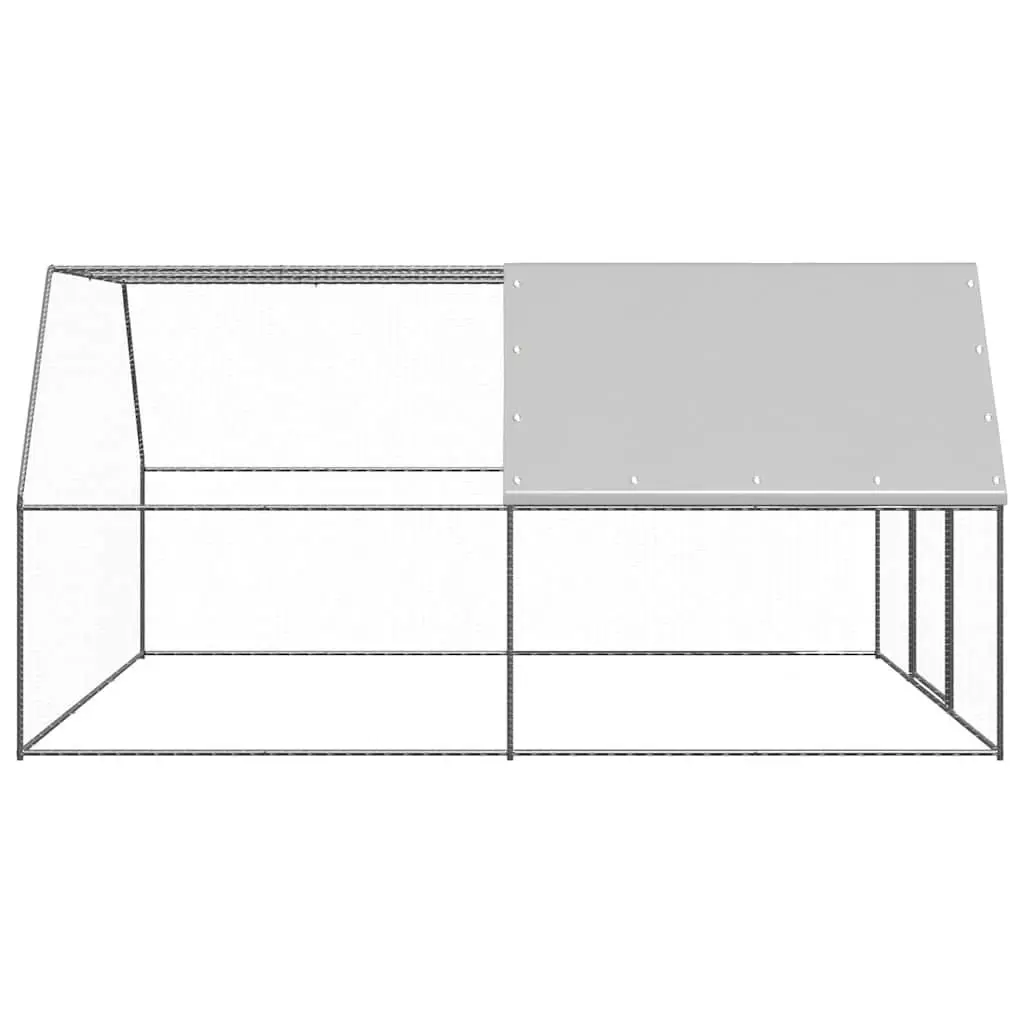 Outdoor Chicken Cage Galvanised Steel Large Animal Aviary Enclosure Run Spacious