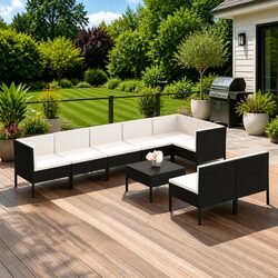 Ideal 9-Piece Patio Furniture Set for Outdoor Gatherings
