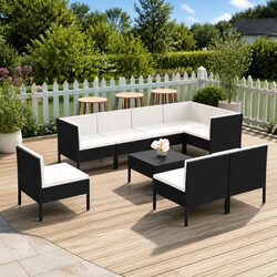Functional 9-Piece Garden Lounge Set for Your Patio