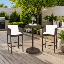 3 Piece Garden Bar Set for Home Use