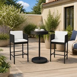 Practical Garden Bar Set for Entertaining Outdoors