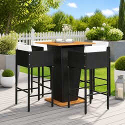 Practical 5 Piece Garden Bar Set for Outdoor Gatherings