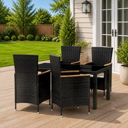 Practical 5-Piece Outdoor Dining Set for Any Home