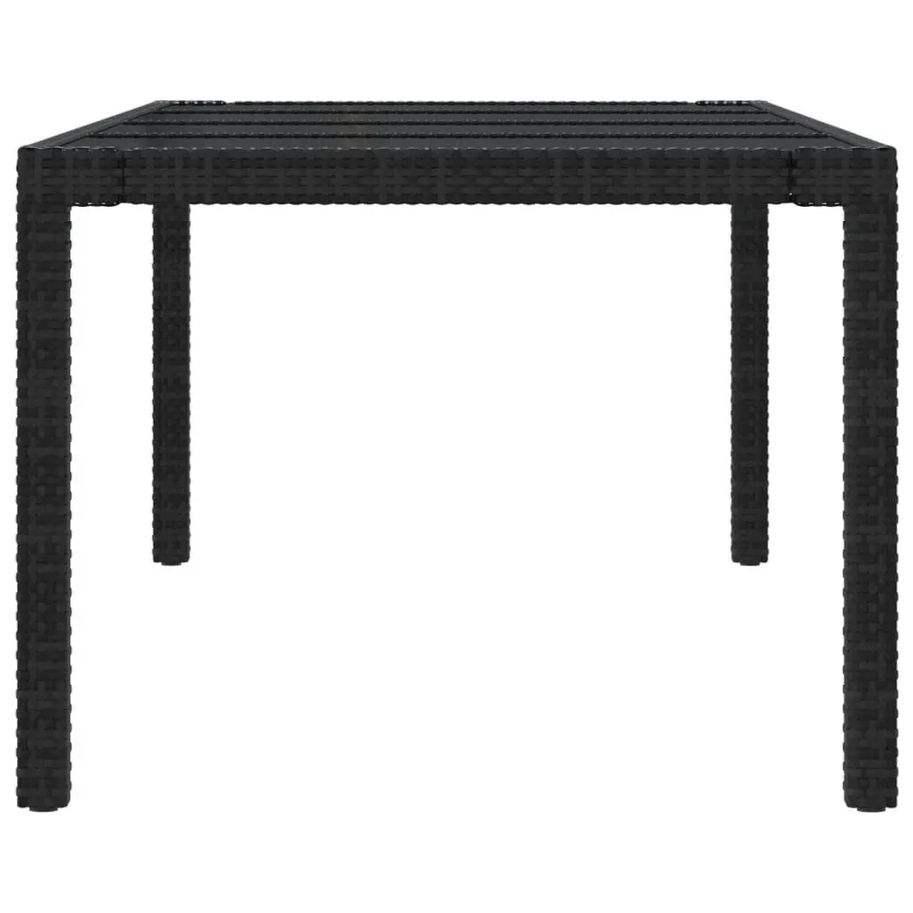 Outdoor Dining Set 11 Piece Poly Rattan Grey Cushions Steel