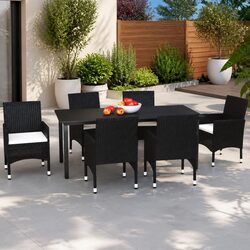 7 Piece Garden Dining Set for Outdoor Living Spaces
