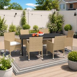 Versatile 7 Piece Outdoor Dining Set for Any Setting