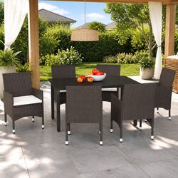 Versatile 7-Piece Dining Set for Outdoor Gatherings