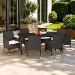 Practical 7 Piece Garden Dining Set for Your Home