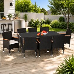Practical 9-Piece Dining Set for Your Outdoor Needs