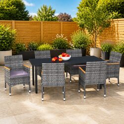 Practical 7 Piece Garden Dining Set for Everyday Use