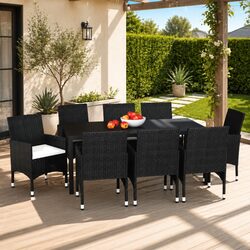 Functional 9 Piece Outdoor Dining Set for Every Home