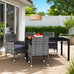 Versatile 5 Piece Garden Dining Set for Various Spaces