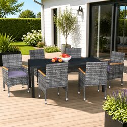 Versatile 7 Piece Outdoor Dining Set for Any Garden