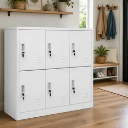 Practical 5 Piece Storage Locker Cabinets for Home or Office