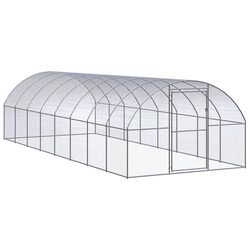 Practical Outdoor Chicken Coop 3x8x2m for Your Pets