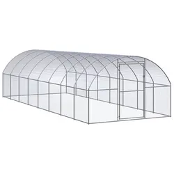 Practical Outdoor Chicken Coop 3x8x2m for Your Pets