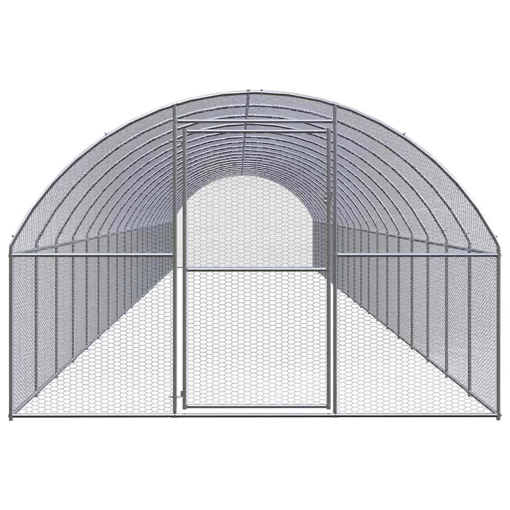 Galvanised Steel Wire Mesh Outdoor Poultry Enclosure 3m x 2m x 20m Chicken Coop Run