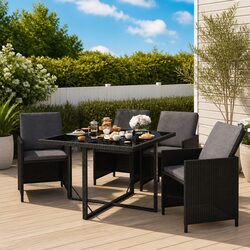 Practical 5 Piece Outdoor Dining Set for Your Patio