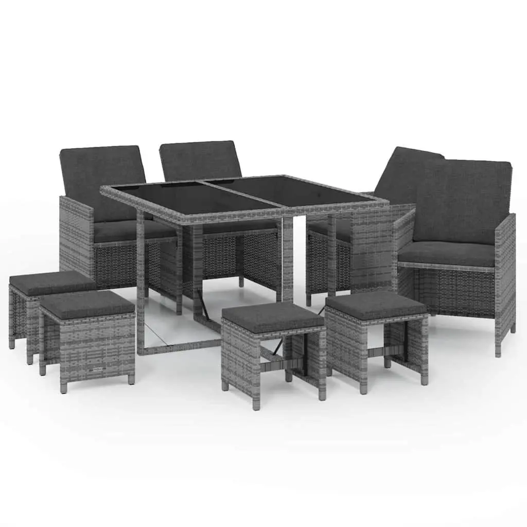 9 Piece Garden Dining Set for Outdoor Gatherings