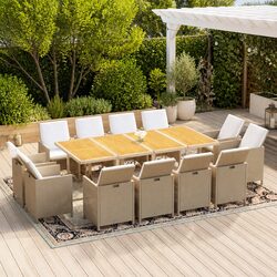 Practical 13 Piece Garden Set for Outdoor Gatherings