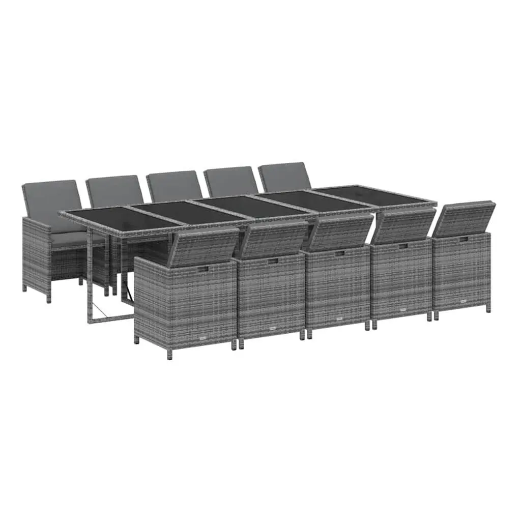 11 Piece Dining Set for Outdoor Gatherings