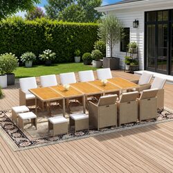15-Piece Garden Dining Set - Perfect for Outdoor Use