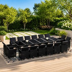 Ideal 17-Piece Dining Set for Your Outdoor Gatherings