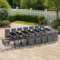 Practical 21-Piece Dining Set for Your Garden