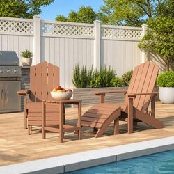 Versatile Adirondack Chair Set for Outdoor Spaces